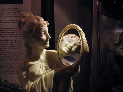 Vanity exhibit at Volterra Alabaster Museum