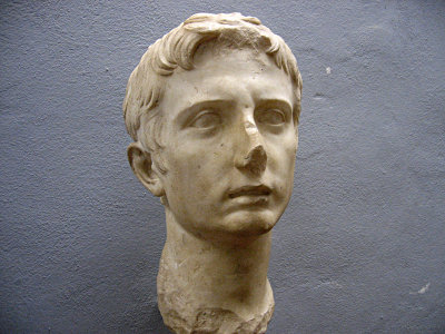 Bust of Caligula!  Volterra's Guarnacci Etruscan Museum