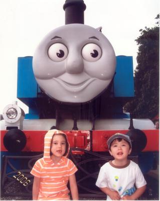 Sarah and Kyle with Thomas
