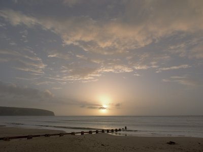 Swanage Beach at Dawn by Paul Winstone