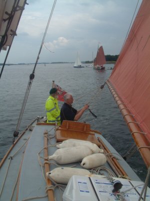 Sailing properly - at last - on the Veersemeer