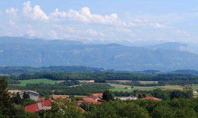 Looking across the Isere valley towards the Vercors