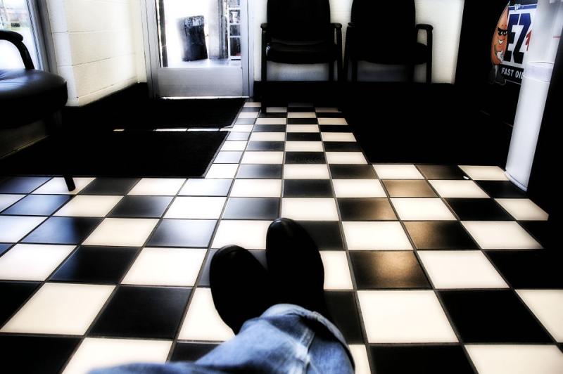 May 10- Waiting at the Quick Lube
