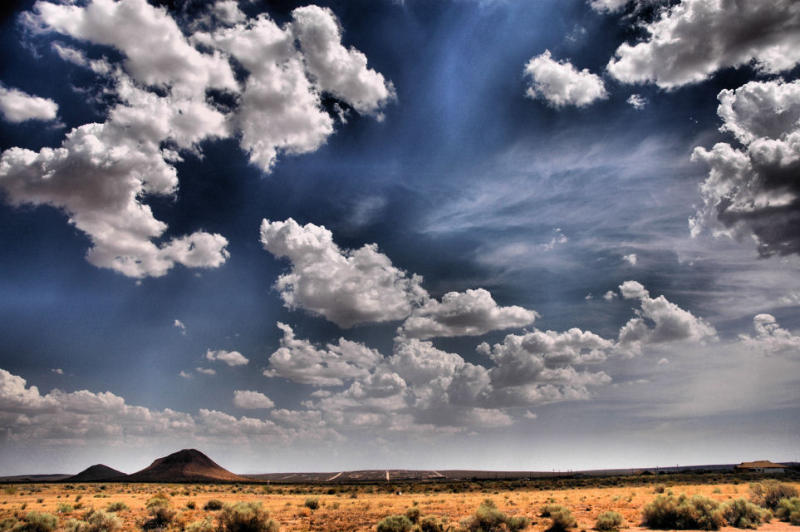 California City Hill with Landscape