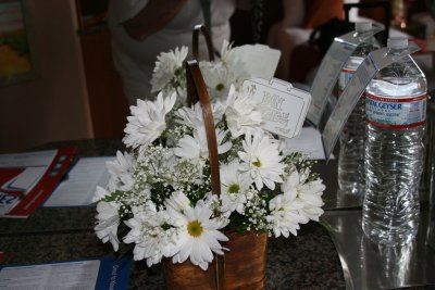 5-Bon Voyage flowers from my Sissy, Liza.JPG