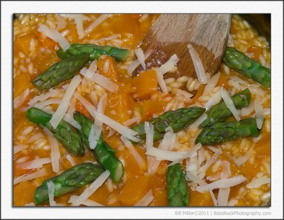 Butternut Squash and Asparagus Risotto