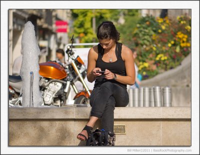 Texting in the Sunshine