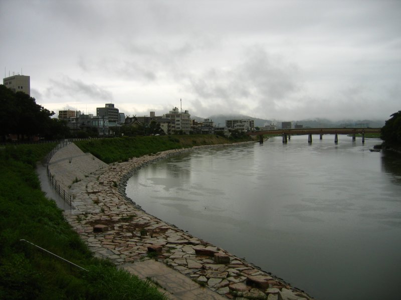 Gloomy day over Okayama