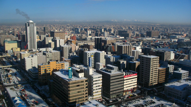 Looking northeast from the TV Tower