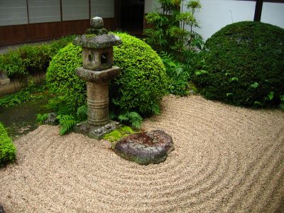 Zen garden in Raikyū-ji