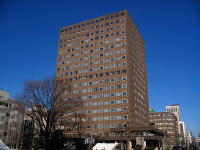 Sapporo's bland Shiyakusho (City Hall)