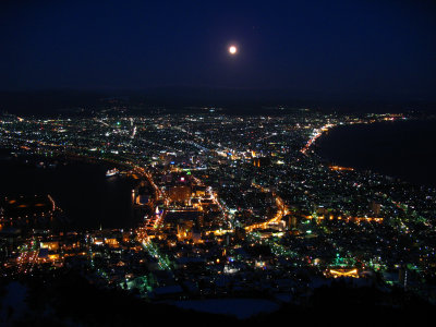 Hakodate's famed night view