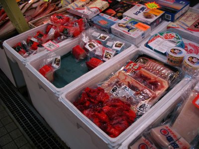 Whale meat on sale