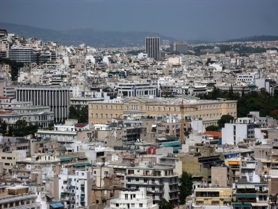 Syntagma district and Parliament
