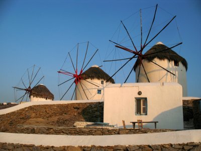 Trio of windmills