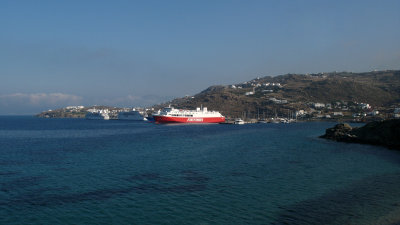 Ferry at Tourlos port