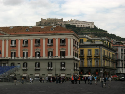 Castel Sant' Elmo viewed from Piazza Plebiscito