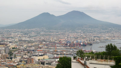 Vesuvius from the top of Vomero