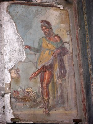 Fresco of Priapus, Casa dei Vettii