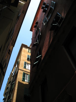 In the narrow streets of the Centro Storico
