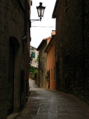 Narrow stone street