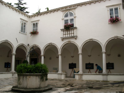 Cloisters within the monastery