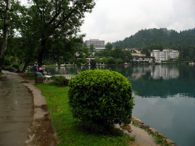 Tourist development on the lakeshore