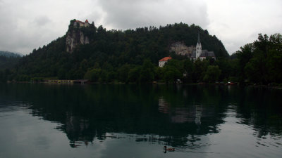 Blejski grad (Bled Castle) and St. Martin's Church