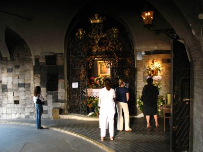Catholic shrine within the Stone Gate