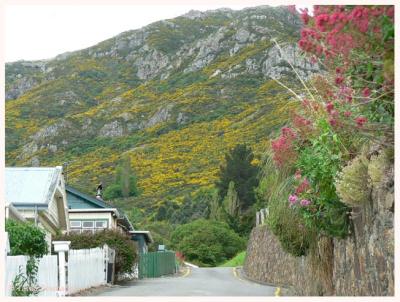 Chemin vers la montagne