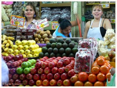 En el mercado Pino Suarez