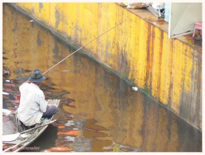 Fishing ... in fishy water