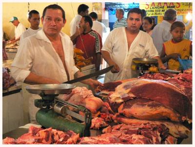 At the fish & meat market