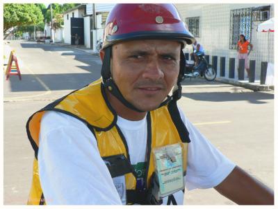 Motorcycle taxi driver