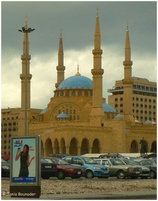 Poster and mosque