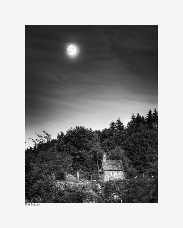 Moonrise, Monschau, Germany