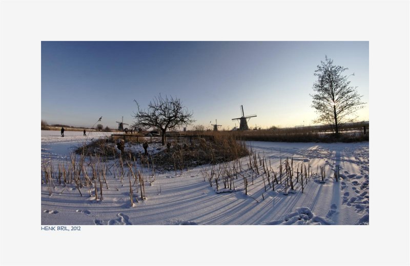 Kinderdijk - winter 2012