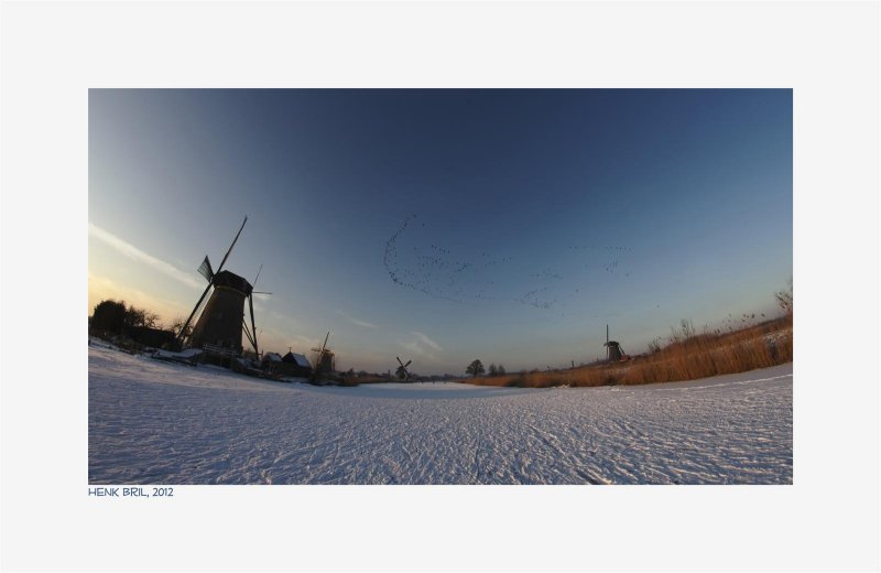 Kinderdijk - winter 2012