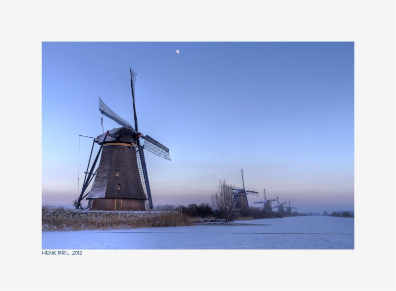 Kinderdijk - winter 2012