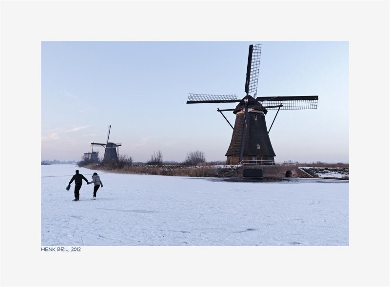 Kinderdijk - winter 2012