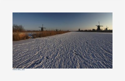 Kinderdijk - winter 2012