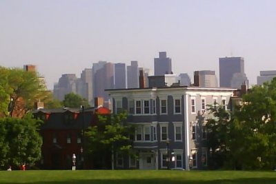 Boston skyline from Bunker Hill
