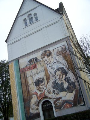 German school mural