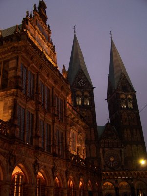 Rathaus (City Hall) and Bremen Cathedral