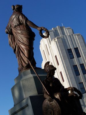 Statue near in city center