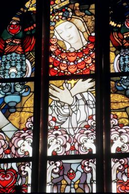 Stained glass window, Wawel Cathedral