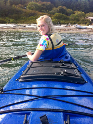 Kayaking at Lopez Island