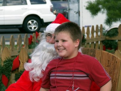  Blake with Santa Claus