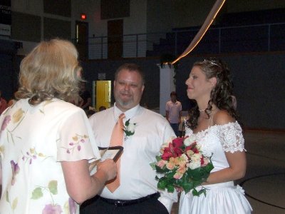 The wedding ceremony