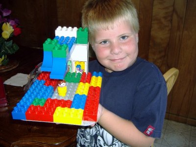 Blake made the lego model